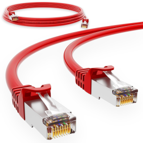 CAT.6 Patchkabel S/FTP ROT 0,25m