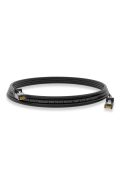 CAT.6 Patchkabel S/FTP SCHWARZ 0,25m
