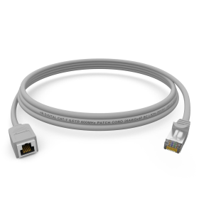 RJ45 Patchkabelverl&auml;ngerung Grau 1m