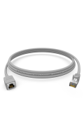RJ45 Patchkabelverlängerung Grau 1m