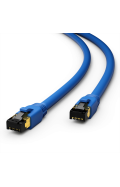 Patchkabel CAT.8.1 S/FTP LSZH BLAU 1,0m