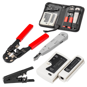 Netzwerk Werkzeug Set, 4-teilig, mit Tasche