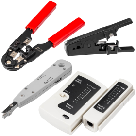 Netzwerk Werkzeug Set, 4-teilig, mit Tasche