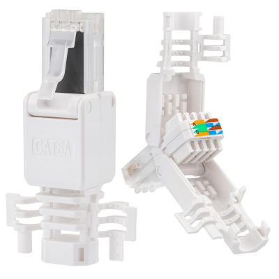 Netzwerkstecker RJ45 UTP Cat.6A, werkzeugfrei