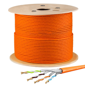 Netzwerkkabel CAT.7 ORANGE 1000m