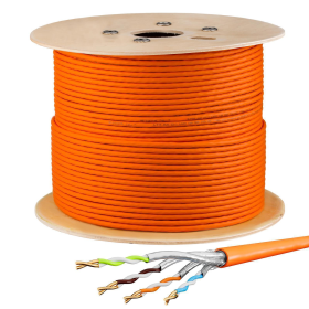 Netzwerkkabel CAT.7 ORANGE 1000m