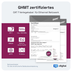 Netzwerkkabel CAT.7 ORANGE 1000m