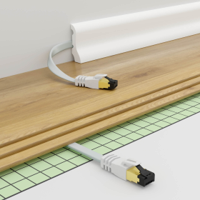 Patchkabel U/FTP Cat8.1 / PVC (WEISS)  1m