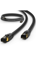 Patchkabel CAT.8.1 S/FTP LSZH SCHWARZ 0,25m