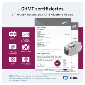 Patchpanel 4/6/8/12/16 Port mit Keystone Cat 6a
