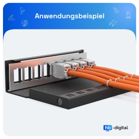 Patchpanel 4/6/8/12/16 Port mit Keystone Cat 6a