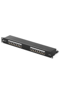 hb-digital Patchpanel Cat.6 STP 16-Port Schwarz