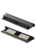hb-digital Patchpanel Cat.6 STP 16-Port Schwarz