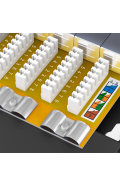 hb-digital Patchpanel Cat.6 STP 16-Port Schwarz