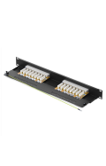 hb-digital Patchpanel Cat.6 STP 16-Port Schwarz