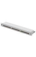 hb-digital Patchpanel Cat.6a STP 24-Port Lichtgrau
