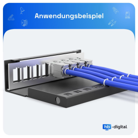 Patchpanel 4/6/8/12/16 Port mit Keystone Cat 8