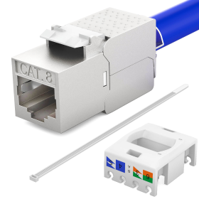 Patchpanel 4/6/8/12/16 Port mit Keystone Cat 8 12 Port