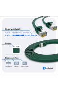 CAT.7 FLACH Patchkabel GRÜN 20m