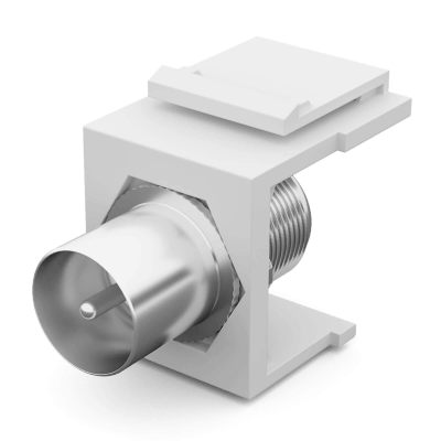 Keystone Module SAT TV Keystone IEC Stecker weiß