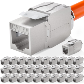 SET Keystone Modul RJ45 Cat.6a LSA 32 Stk.