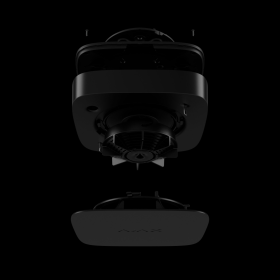 AJAX Funk-Rauchmelder Model 2 mit Hitze- und Rauch-Sensoren, Schwarz | FireProtect2-RB-HS