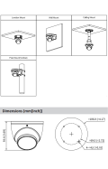 8 MP 4-in-1 Turret-Kamera DAHUA mit Mikrofon und 40 m Farb-Nachtsicht