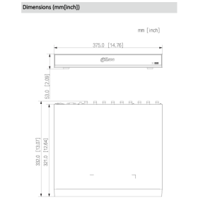 16 BNC + 16 IP-Kameras XVR-Rekorder DAHUA, 5-in-1, Gesichtserkennung, QuickPick, 8 MP Aufl&ouml;sung
