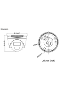 2 MP IP Turret-Kamera HIKVISION, 20 m Nachtsicht