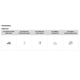 4 MP IP Turret-Kamera HIKVISION mit Mikrofon, KI, 20 m Nachtsicht