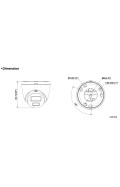 8 MP IP Turret-Kamera HIKVISION mit Sirene, Mikrofon und Lautsprecher, 30 m Nachtsicht