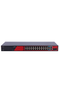 26-Port 24-PoE-Switch Safire, Gigabit, 2 HPoE, 2 SFP, 300W