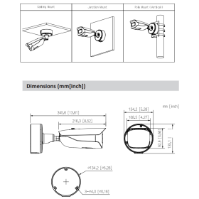 12 MP IP Bullet-Kamera DAHUA mit Gesichterkennung, ANPR, PPE, Opt. Zoom, Audio und 60 m Deeplight-Nachtsicht