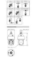 8 MP IP PTZ-Kamera DAHUA mit 25x Opticher Zoom, Starlight und 100 m Nachtsicht. SMD 4.0