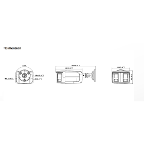 8 MP IP 180&deg; Bullet-Kamera Hikvision mit KI, Sirene, Mikrofon und 30 m Nachtsicht