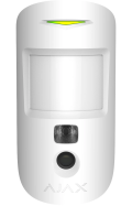 AJAX Funk-Bewegungsmelder mit HDR Kamera & Foto auf Anfrage zur Alarmverifizierung, Weiß. MotionCamHDR(PhOD)