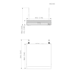 IP-WLAN Rekorder Dahua 4 Kan&auml;le mit KI und max. 16 MP Kamera Aufl&ouml;sung