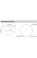 5 MP 4-in-1 Dome-Kamera Dahua mit Optischer Zoom und 30 m Nachtsicht (CVI/CVBS/AHD/TVI)