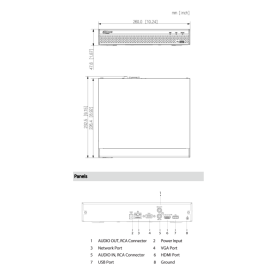 IP-Rekorder f&uuml;r 8 Kameras DAHUA mit KI und max. 12 MP Aufl&ouml;sung