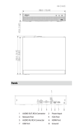 IP-Rekorder für 8 Kameras DAHUA mit KI und max. 12 MP Auflösung