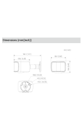 8 MP IP Bullet-Kamera DAHUA mit KI, Dual-Mikrofon, Lautsprecher, TiOC und bis 30 m Smart Dual Light