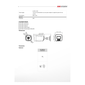 Hikvision 3K Turbo-HD-Bullet-Kamera mit Dual Light,...