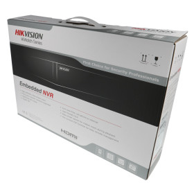NVR IP-Rekorder HIKVISION mit 16 PoE-Ports, 16 Kameras, 8 MP (4K) Auflösung, 2 TB Speicher