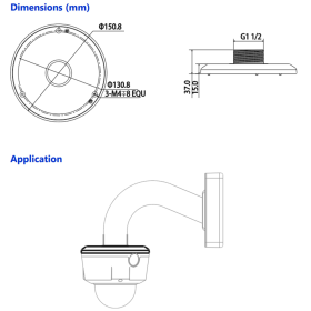 Gewindeadapter DAHUA