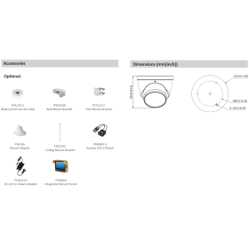 2 MP 4-in-1 CVI Dome-Kamera DAHUA mit Optischer Zoom, Mikrofon und 60 m Nachtsicht