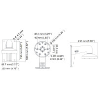 Wandhalterung für Dome-Kameras HIKVISION 2