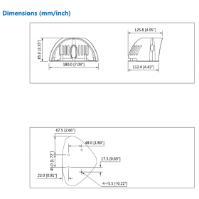 wei&szlig;es Regenschutzgeh&auml;use f&uuml;r den Au&szlig;enbereich DAHUA