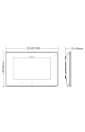 7" IP-Monitor mit integriertem Lautsprecher DAHUA