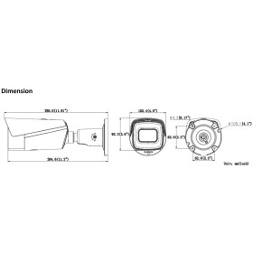 8 MP (4K) IP Bullet-Kamera HIKVISION mit optischem Zoom, 50 m Nachtsicht