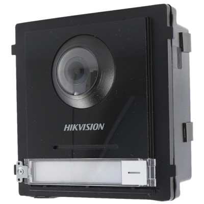 Hikvision 2-Draht Kameramodul Türsprechanlage mit einer Klingeltaste, 2MP, Schwarz